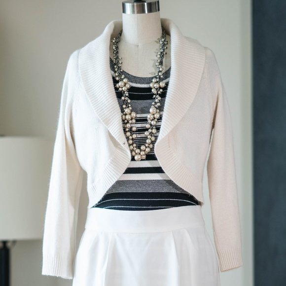 INC Angora Cream Bolero